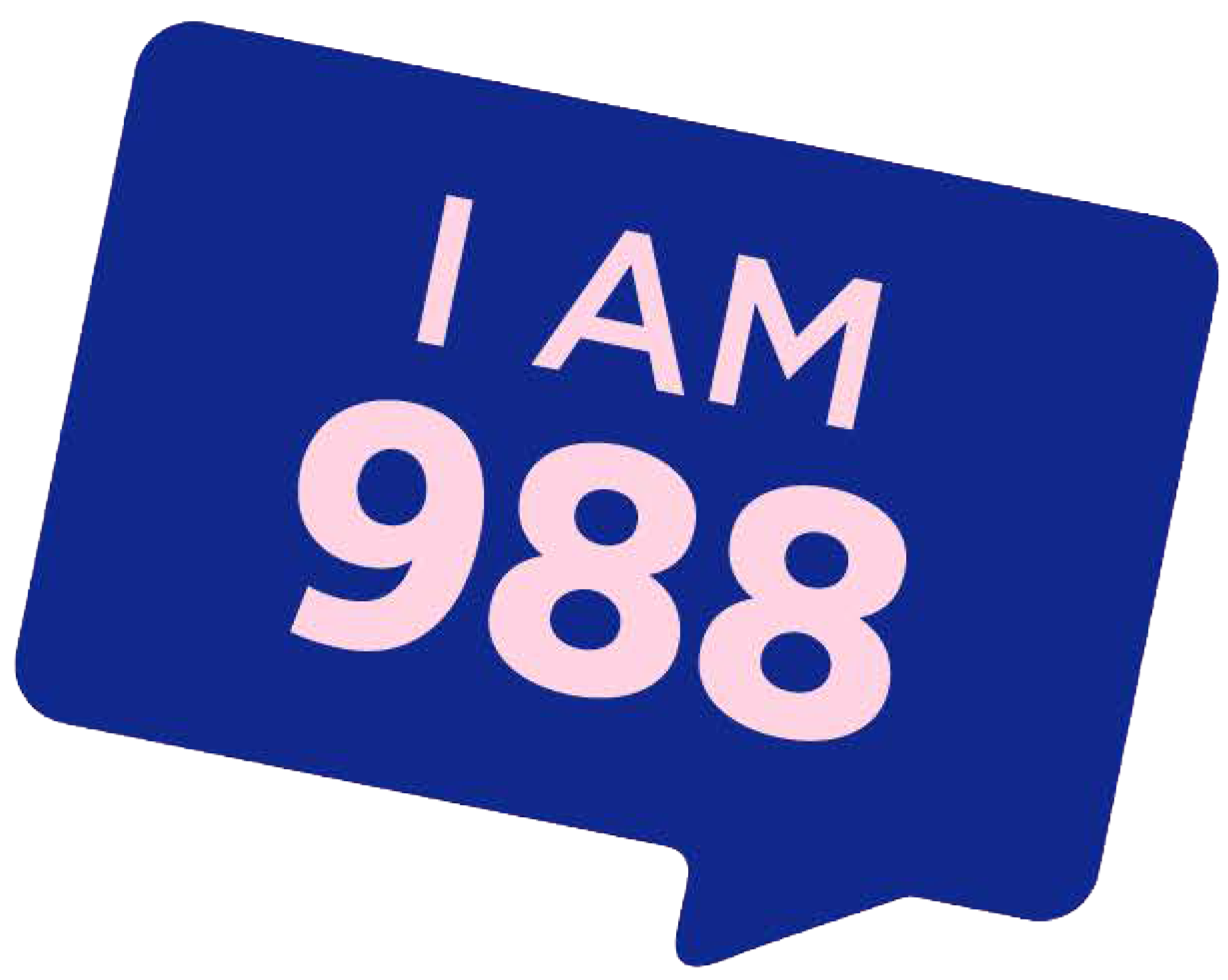 I AM 988 Logo